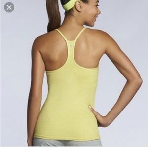 Fabletics Coro Tank in Yellow size XXS